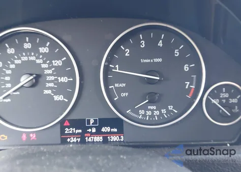 2013 BMW 328I xDrive from USA, damaged, VIN WBA3B3C56DF539660